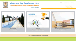 Desktop Screenshot of ccsuniversity.ac.in